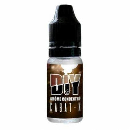 Arôme concentré Cabat X DIY 10 ml - Revolute. Arôme concentré Cabat X DIY flacon transparent avec bouchon noir
