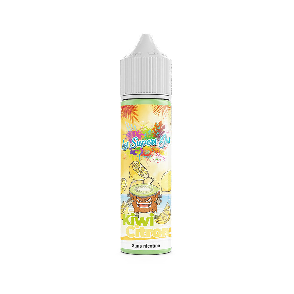 elfbar nachfüll pod läuft aus E-liquide Kiwi Citron 50ml - Les Supers Jus