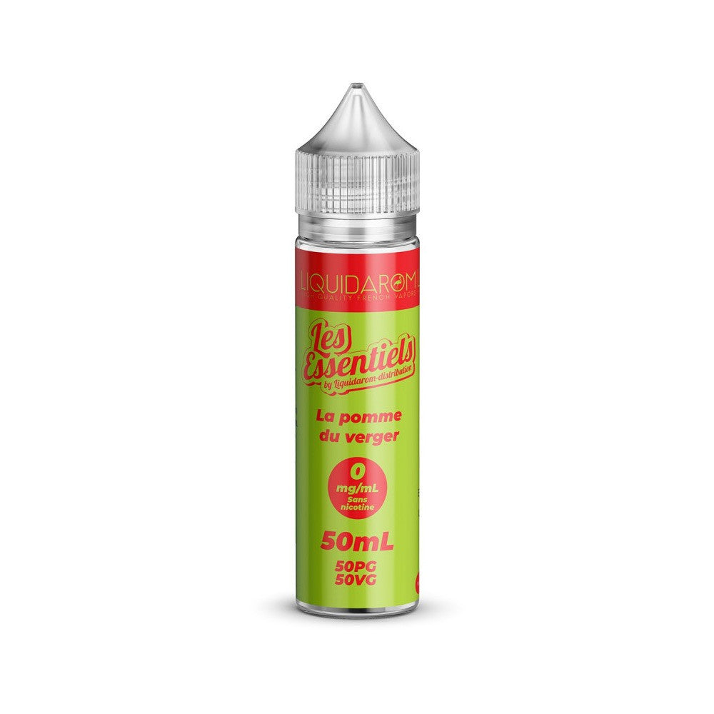 E-liquide la Pomme du Verger 50 ml - Les Essentiels par Liquidarom