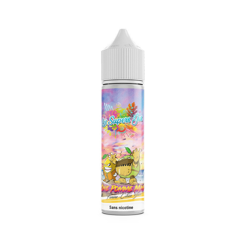 E-liquide One Pomme Man 50ml - Les Supers Jus - HappeSmoke E-liquide One Pomme Man 50ml - Les Supers Jus - HappeSmoke
