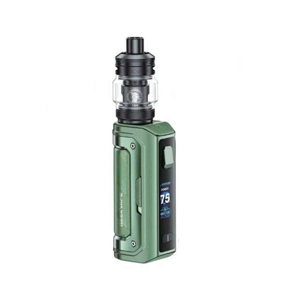 Kit Mini 5 3200mAh - GeekVape. Kit Mini 5 3200mAh avec corps vert et écran digital