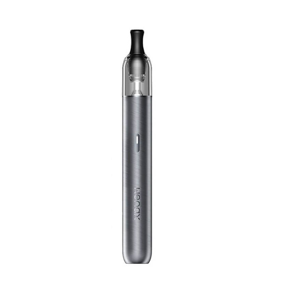 Kit Wenax M2 - GeekVape. Kit Wenax M2 cigarette électronique gris métallique au design cylindrique