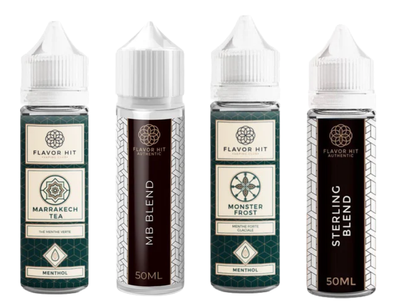 4 E-liquides 50ml - Flavor Hit