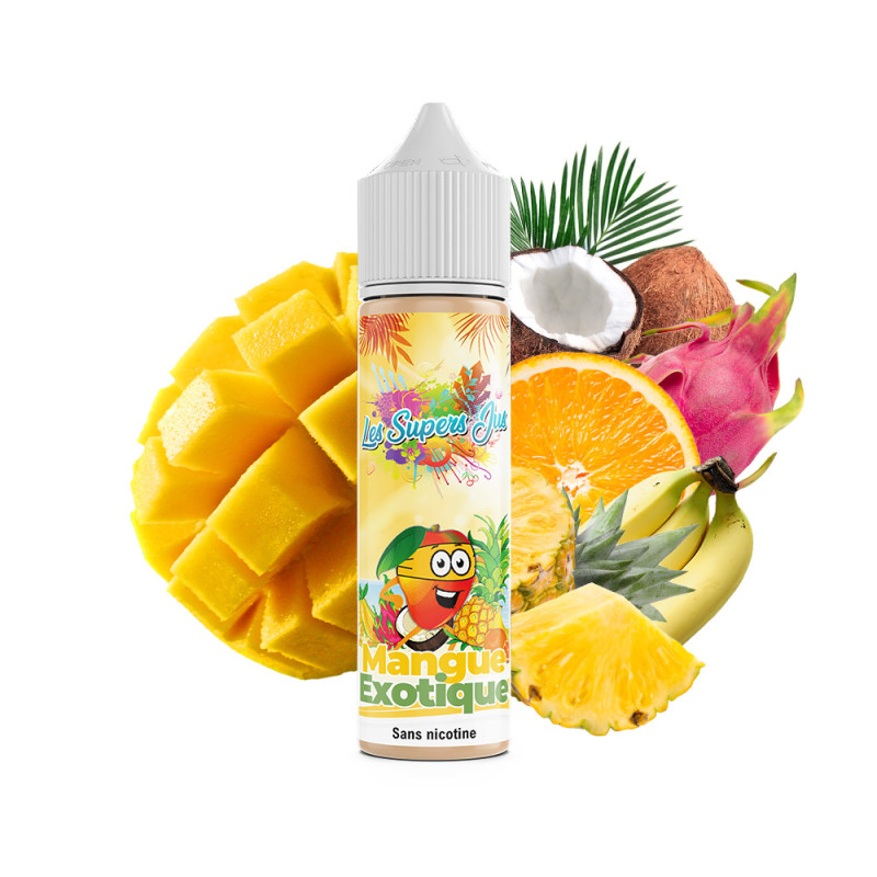 Eliquide Mangue Exotique 50 ml Les Supers Jus
