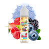50ML HAPPESMOKE - RED ICE 50/50 LES SUPERS JUS  (Fraise Framboise Mure Myrtille)