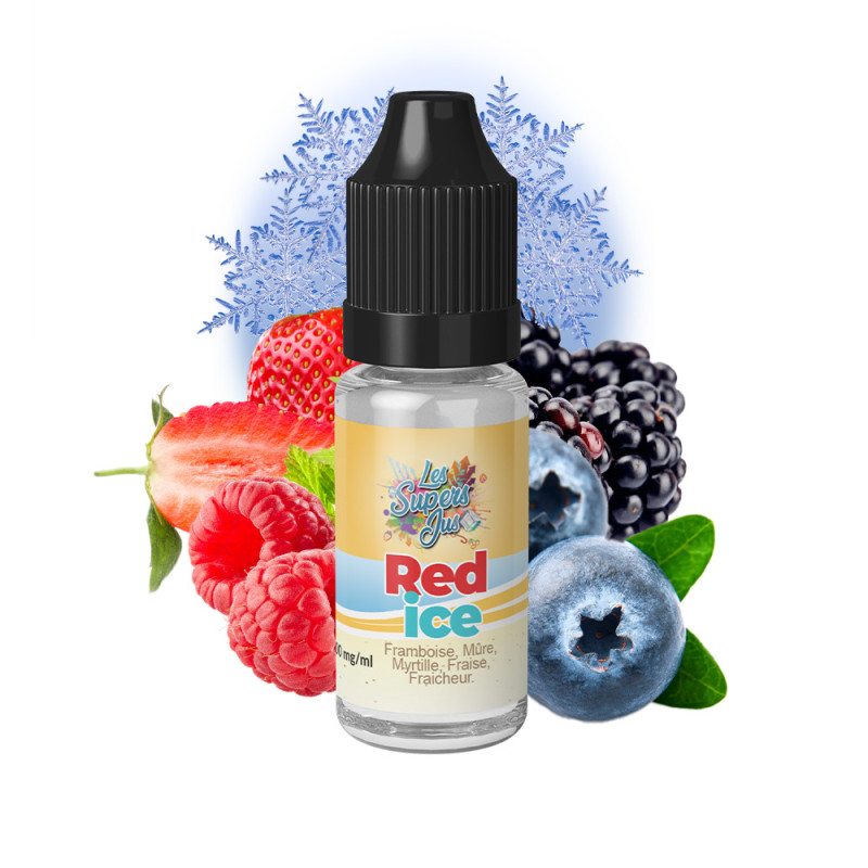 E-liquide Red Ice 10 ml - Les Supers Jus