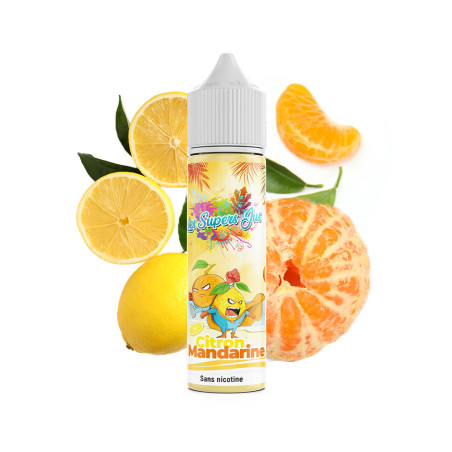E-liquide Citron Mandarine 50ml - Les Supers Jus