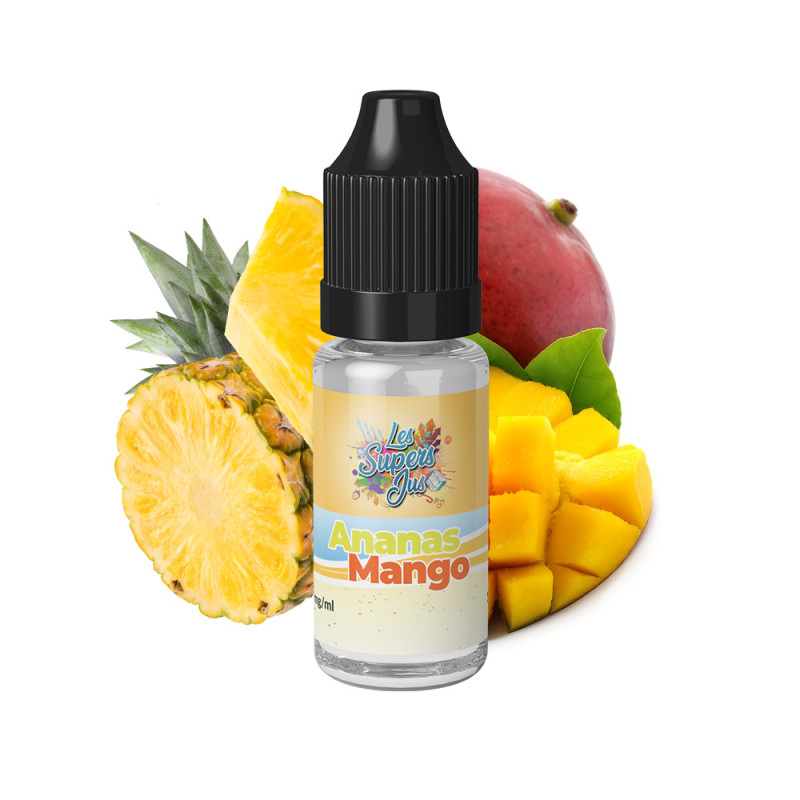 E-liquide Ananas Mango 10 ml - Les Supers Jus