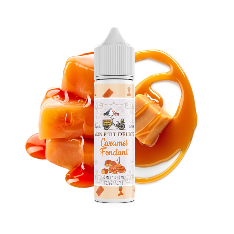 E-liquide Caramel Fondant 50 ml - Mon P'tit Délice