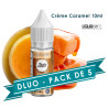 Pack DLUO X5 E-liquides Crème Caramel 10ml - LiquidArom