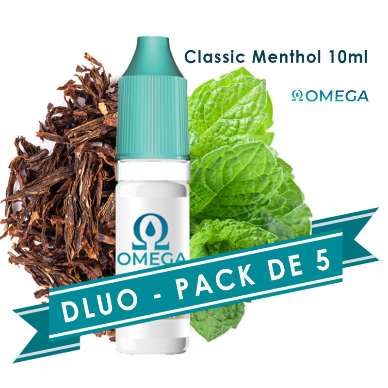 E-liquide Arôme Tabac Menthe PACK DE 5