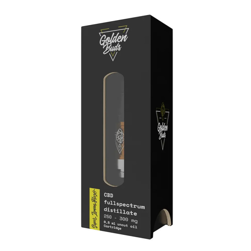 Cartouche pour Vape Pen CBD Super Lemon Haze 300mg - Golden Buds