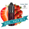 PACK DLUO x5 E-liquides Fraise 10ml - Flavor Hit