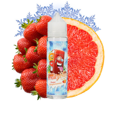 E-liquide Fraise Pamplemousse 50ml - Fruity Sun