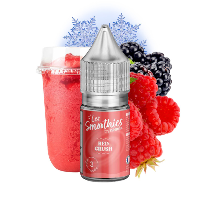 E-liquide Red Crush 10ml - Les Smoothies by Nébula