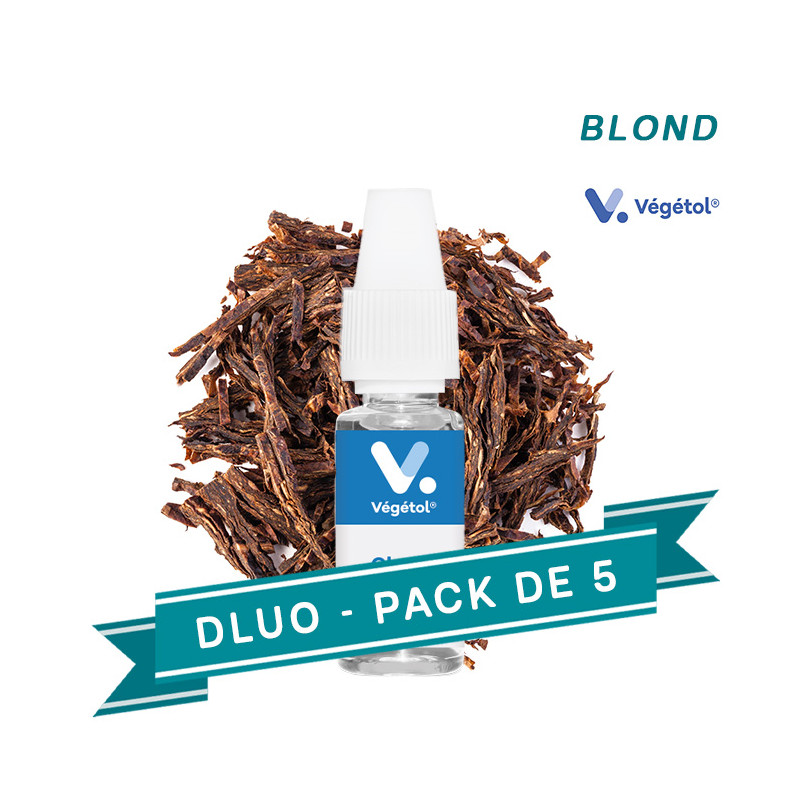 PACK DLUO x5 E-liquides Blond 10ml - Végétol