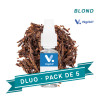 PACK DLUO x5 E-liquides Blond 10ml - Végétol