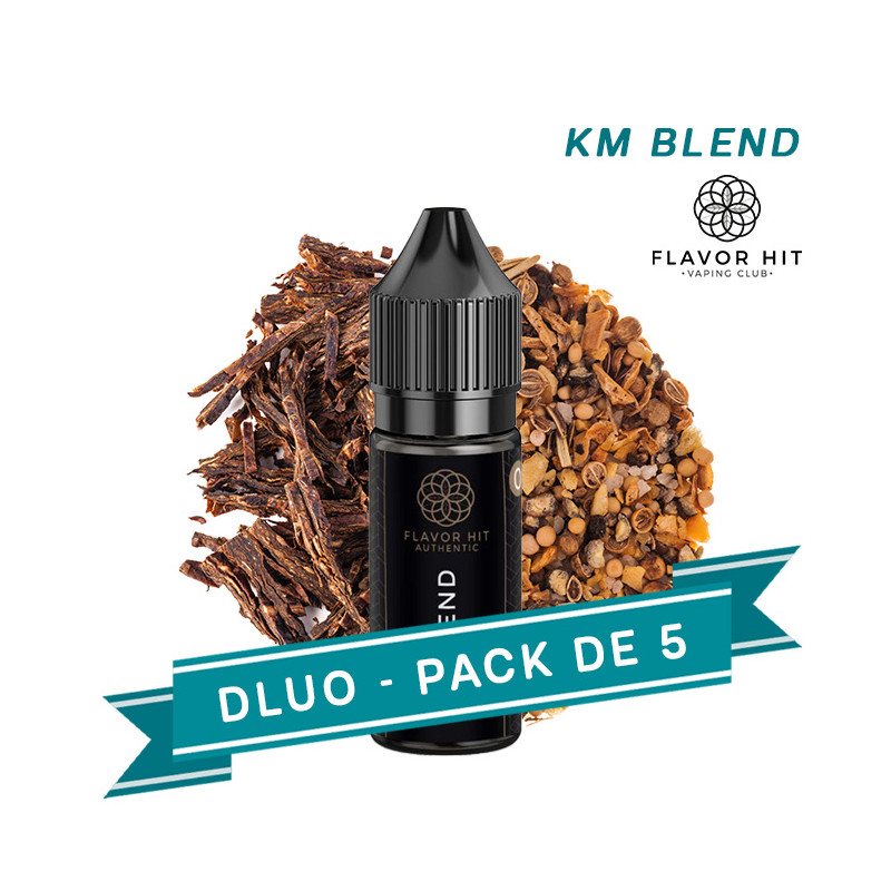 PACK DLUO x5 E-liquides KM Blend 10ml - Flavor Hit