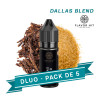 Pack DLUO x5 E-liquides Dallas Blend 10ml - Flavor Hit