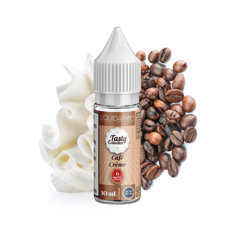 E-liquide Café Crème 10ml - Tasty Collection - LiquidArom