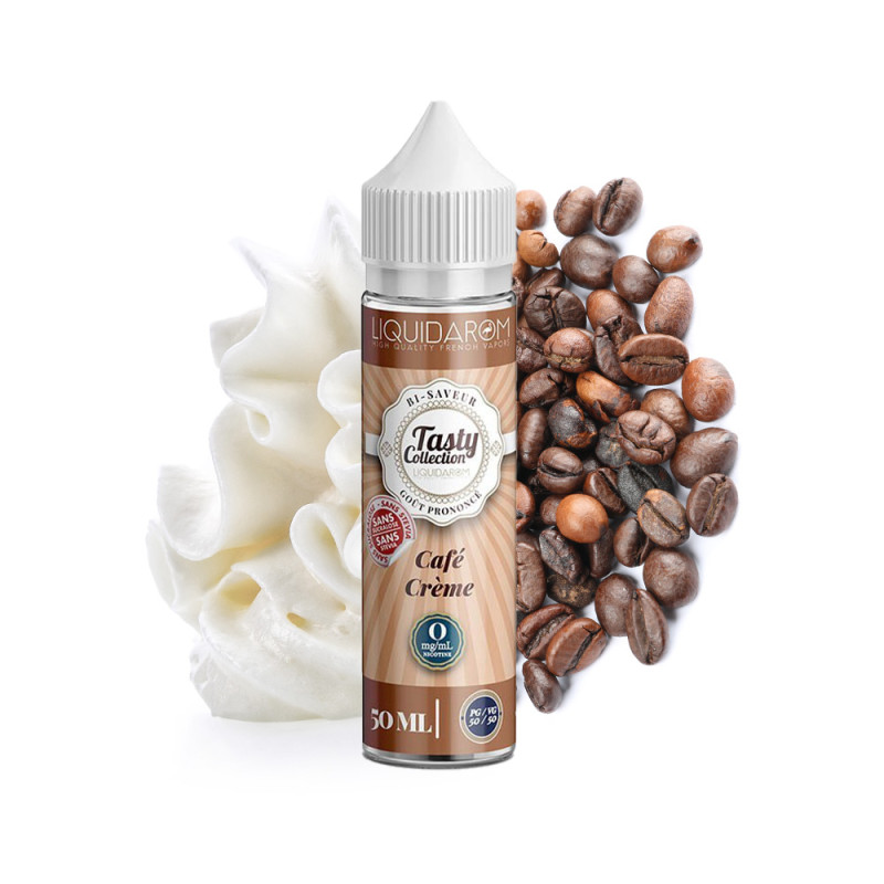 E-liquide Café Crème 50ml - Tasty Collection - LiquidArom