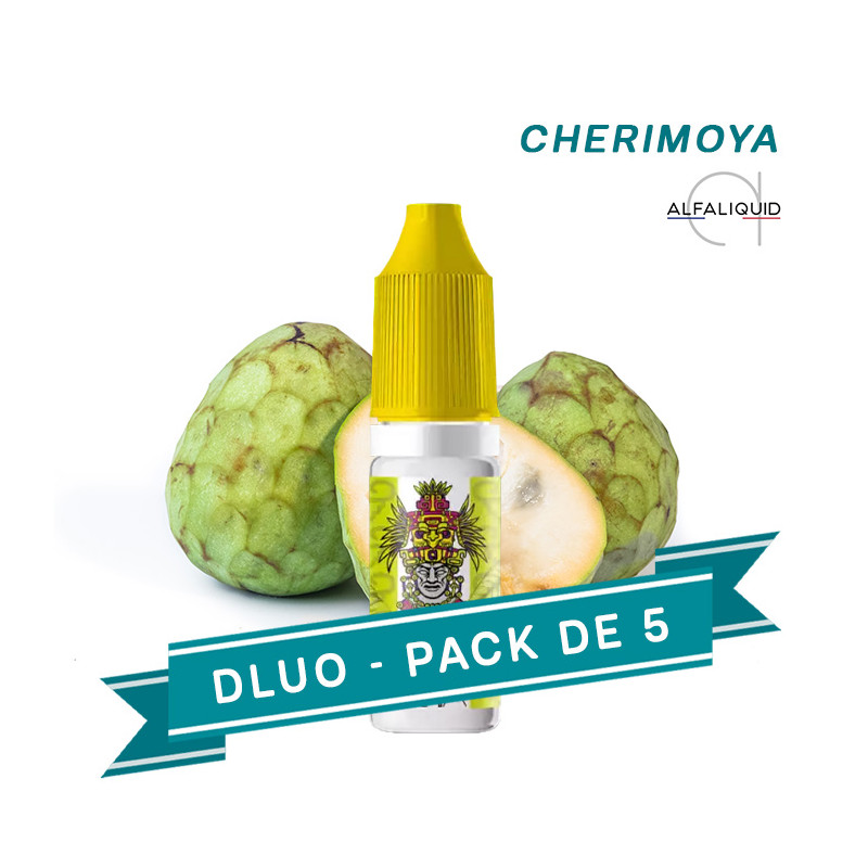 PACK DLUO x5 E-liquides Cherimoya 10ml - Afaliquid