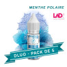 PACK DLUO x5 E-liquides Menthe Polaire 10ml - Liquidarom