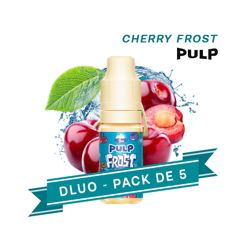 PACK DLUO x5 E-liquides Cherry Frost 10ml - Pulp