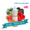 PACK DLUO x5 E-liquides Fruits Rouges 10 ml - LiquidArom