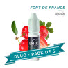 PACK DLUO x5 E-liquides Fort de France 10ml - Dark Story
