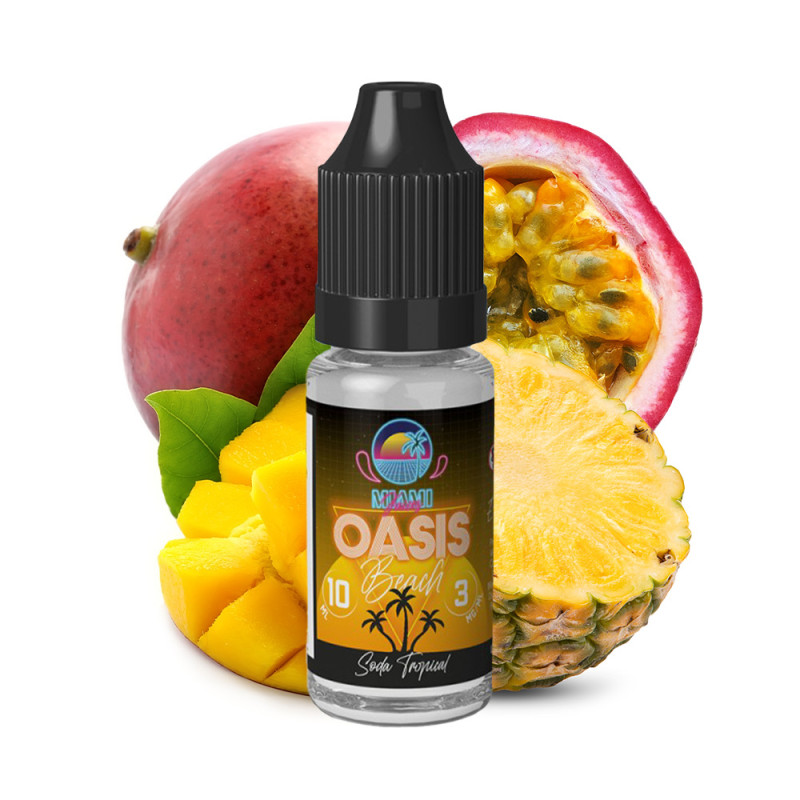 E-liquide Oasis Beach 10ml - Miami Juices