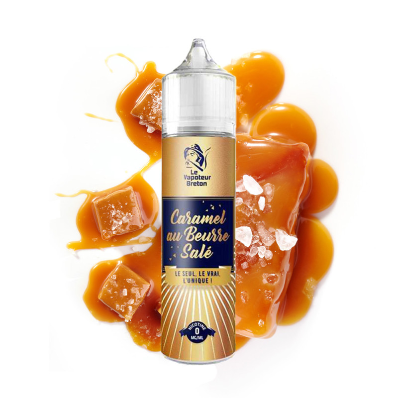 E-liquide Caramel Beurre Salé 50ml - Le Vapoteur Breton