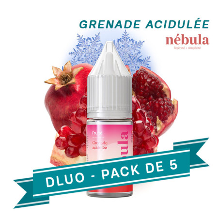 PACK DLUO x5 E-liquides Grenade Acidulée - Nébula