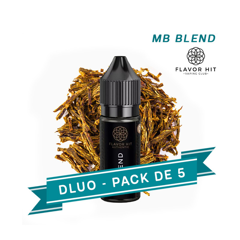 PACK DLUO x5 E-liquides MB Blend 10ml - Flavor Hit