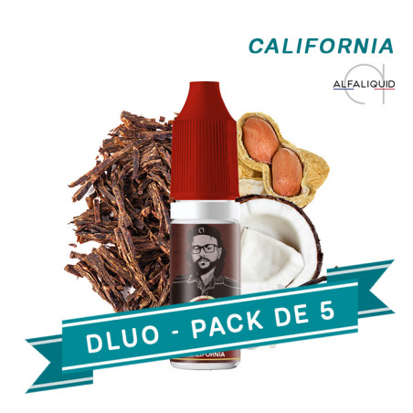 PACK DLUO x5 E-liquides California - Alfa Siempre