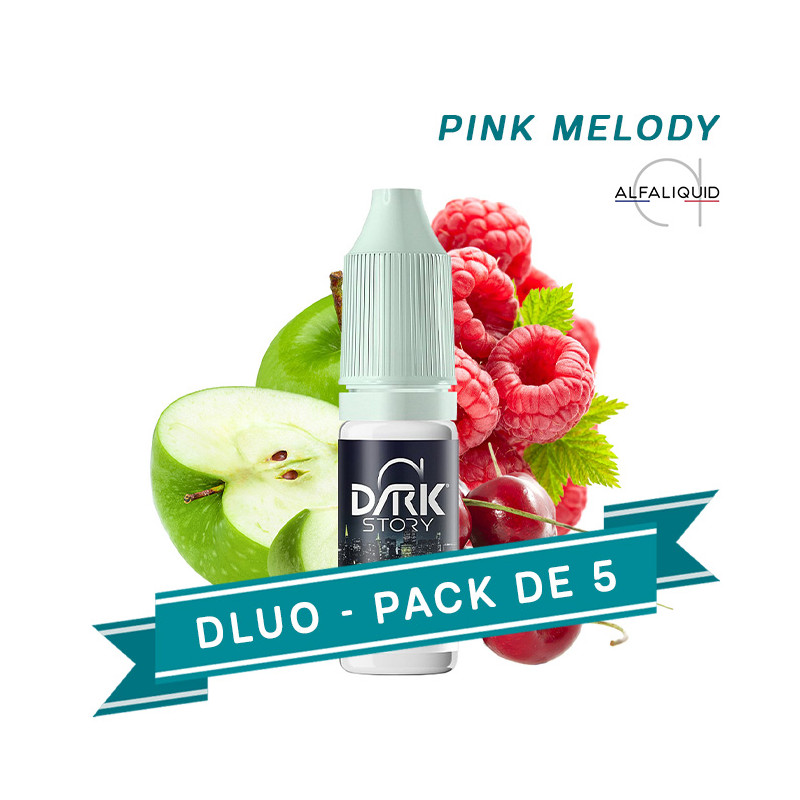 PACK DLUO x5 E-liquides Pink Melody 10ml - Dark Story