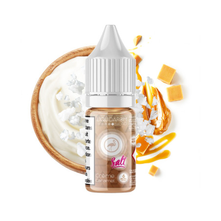E-liquide Creme caramel Sel de nicotine 10ml - Liquid'arom