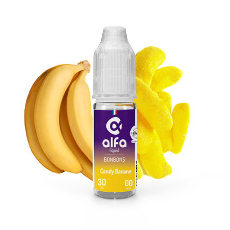 E-liquide Candy banane 10ml - Alfaliquid