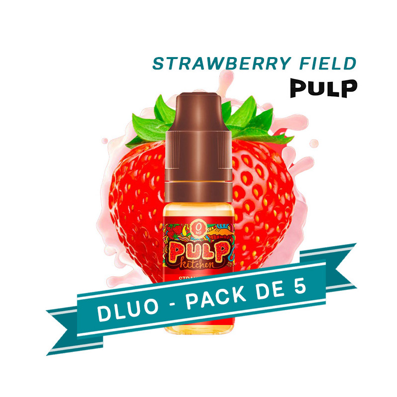 PACK DLUO x5 E-liquides Strawberry field 10ml - Pulp