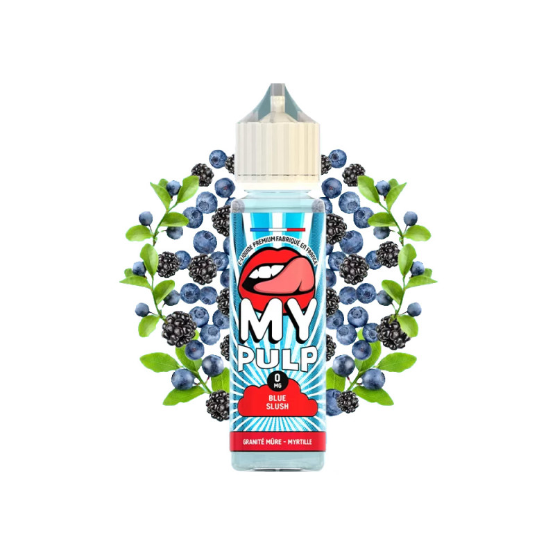 E-liquide Bleu slush 50ml - Pulp