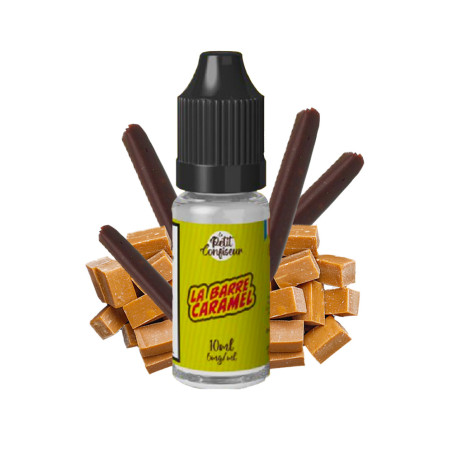 E-liquide La barre caramel 10ml - Le Petit Confiseur