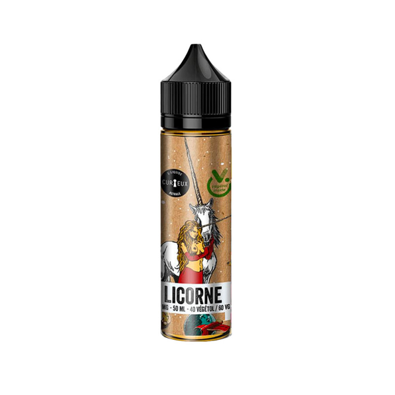 E-liquide Licorne Végétol 50ml - Curieux