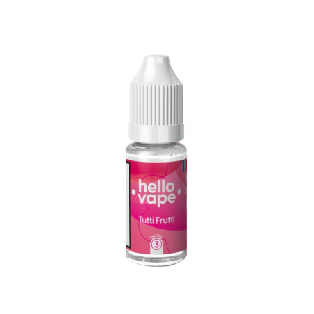 E-liquide tutti frutti 10ml - Hello Vape