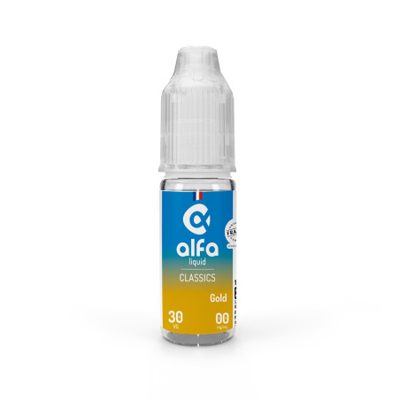 E-liquide Gold 10ml - Alfaliquid