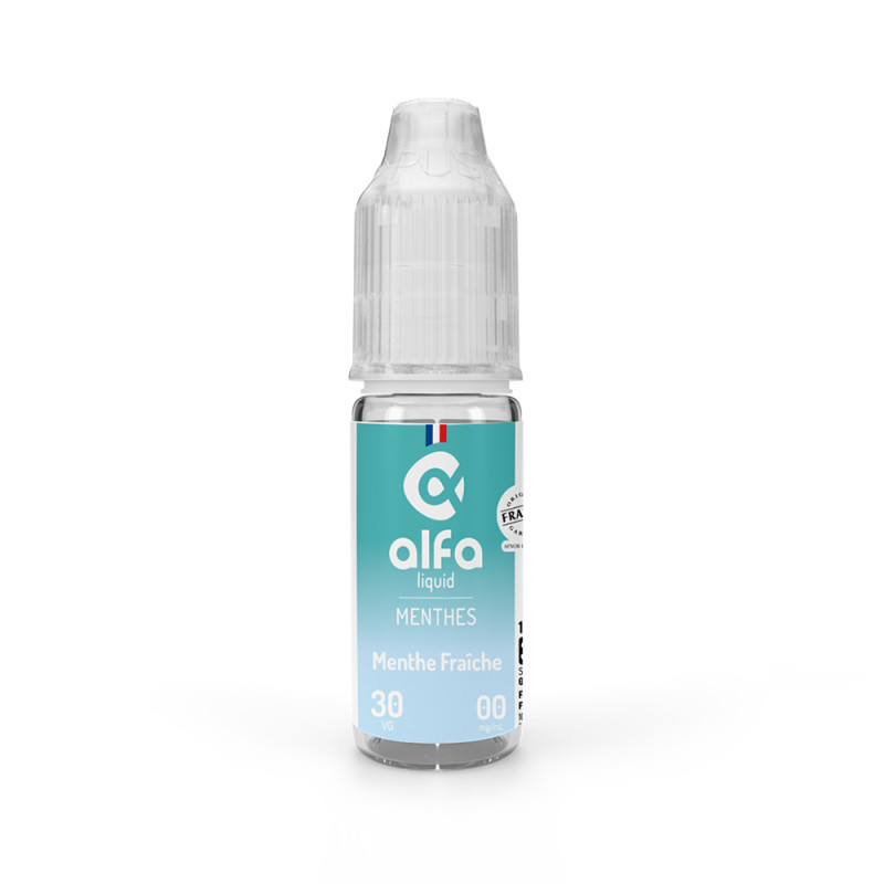 E-liquide Menthe fraîche 10ml - Alfaliquid