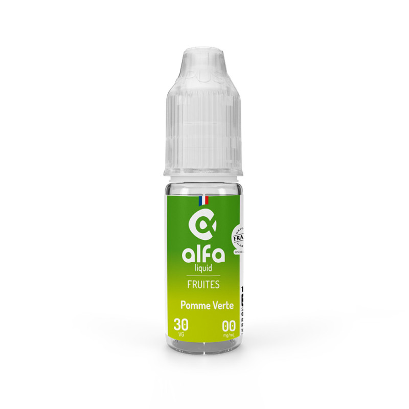 E-liquide Pomme Verte 10ml - Alfaliquid