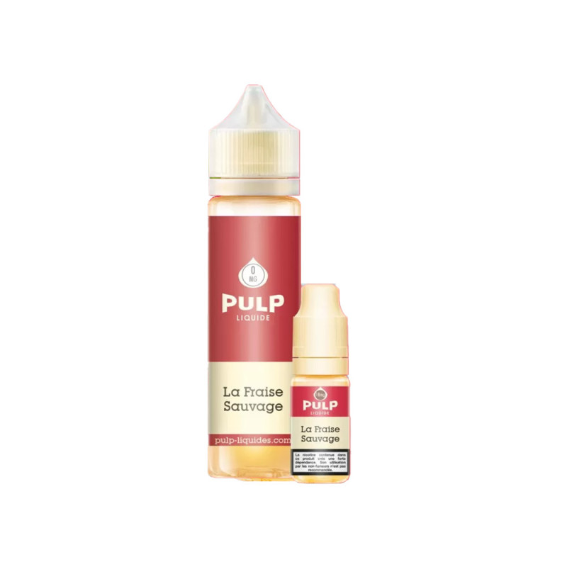 E-liquide Fraise sauvage 50ml avec booster - Pulp