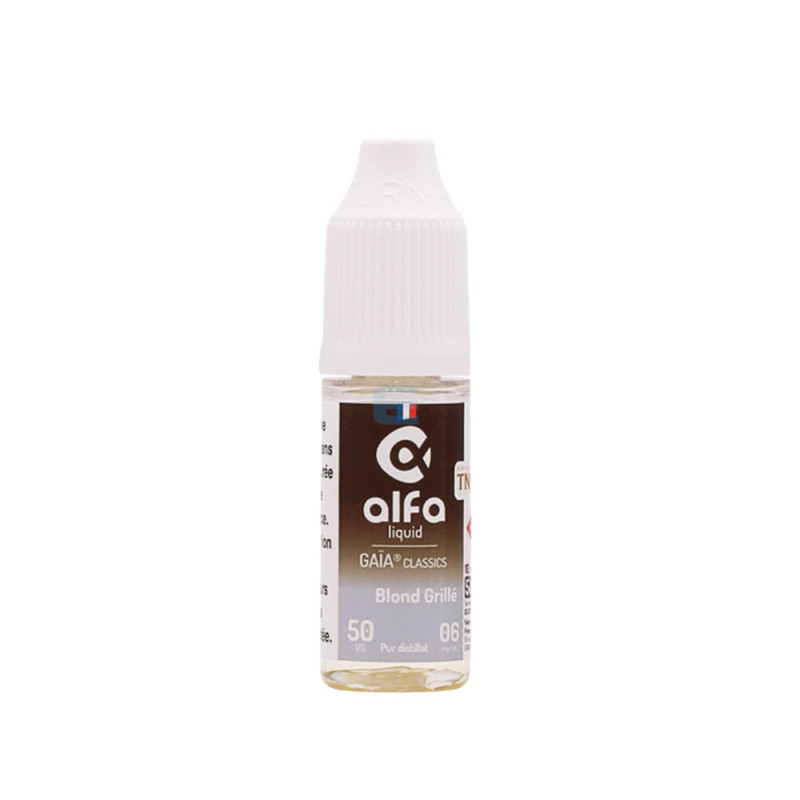 E-liquide Blond grillé Gaia 50/50 10ml - Alfaliquid