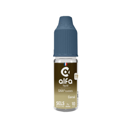 E-liquide Corse Gaia en Sels de nicotine 10ml - Alfaliquid