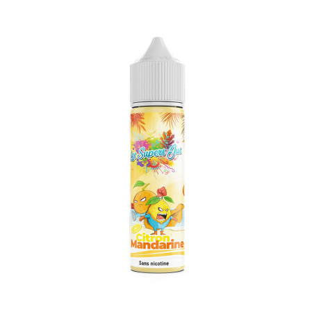 E-liquide Citron Mandarine 50ml - Les Supers Jus